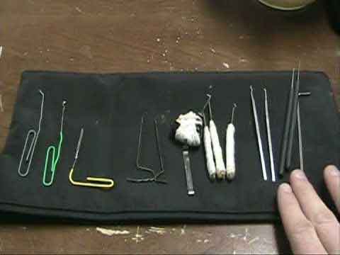 How to make a homemade lock pick set